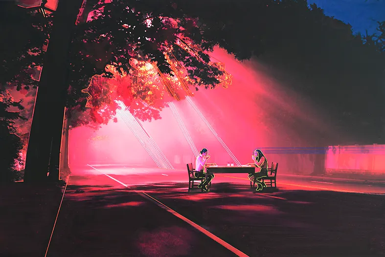 I Try to Speak to You in a Hundred Silence Ways, 160x 100cm © Lin Jingjing