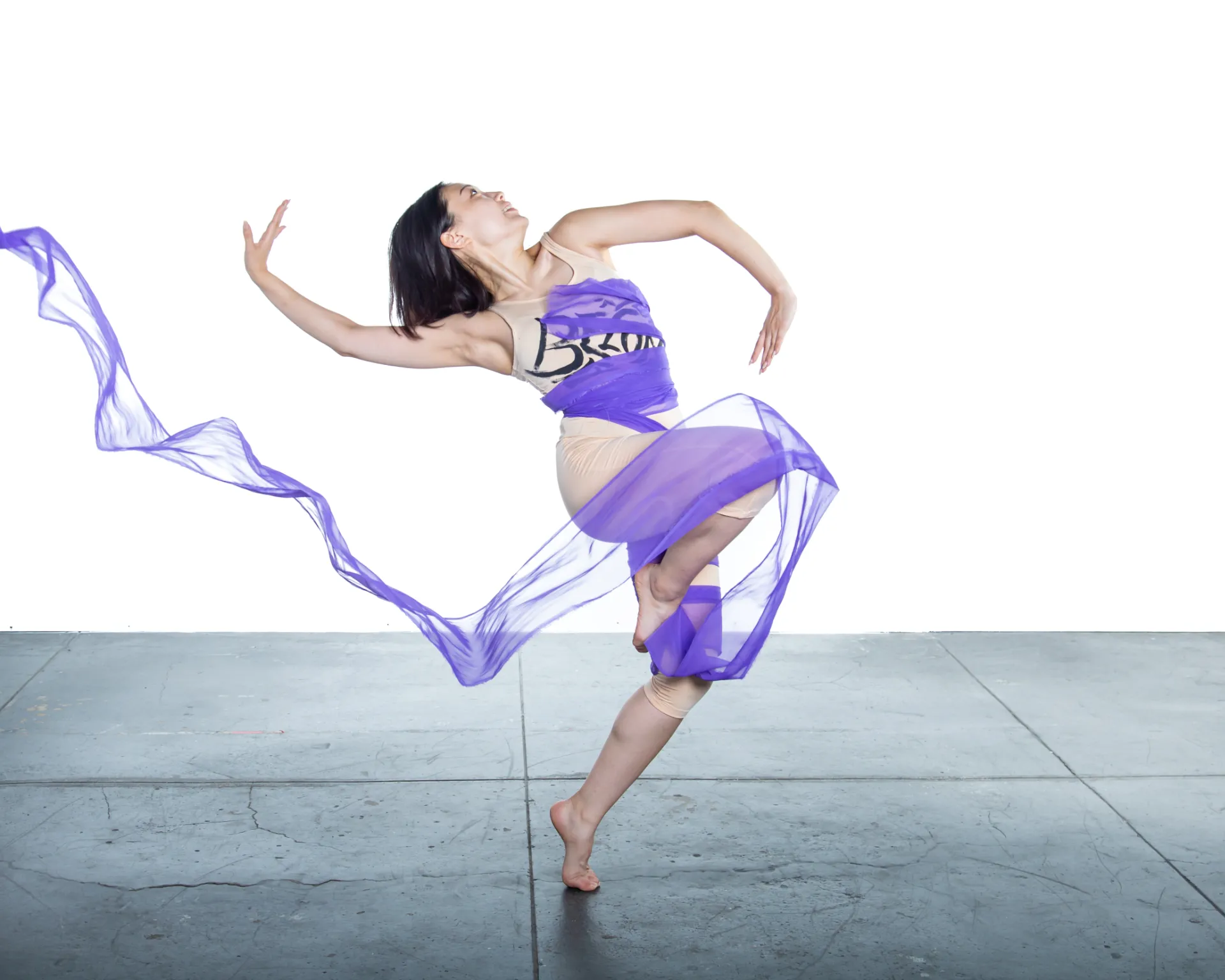 Dancer Hayoung Roh in "You Are Safe," choreographed by Jessica Chen. Photo by Full Out Creative.