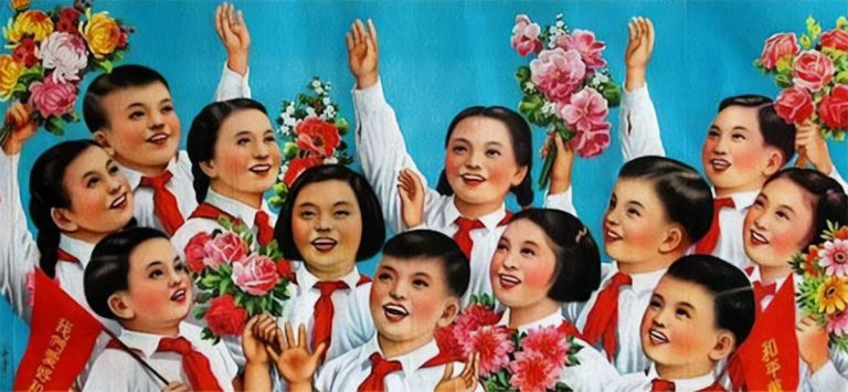 propaganda posters for Chinese children