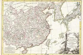 Bonne Map of China, Korea, Japan and Formosa