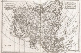 Raynal and Bonne Map of Asia