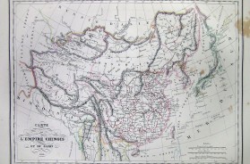 Carte de L’Empire Chinois de Du Japon 1836.