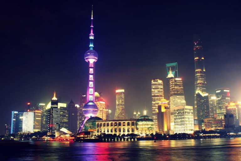 The-Shanghai-cityscape-at-night-China-gambling