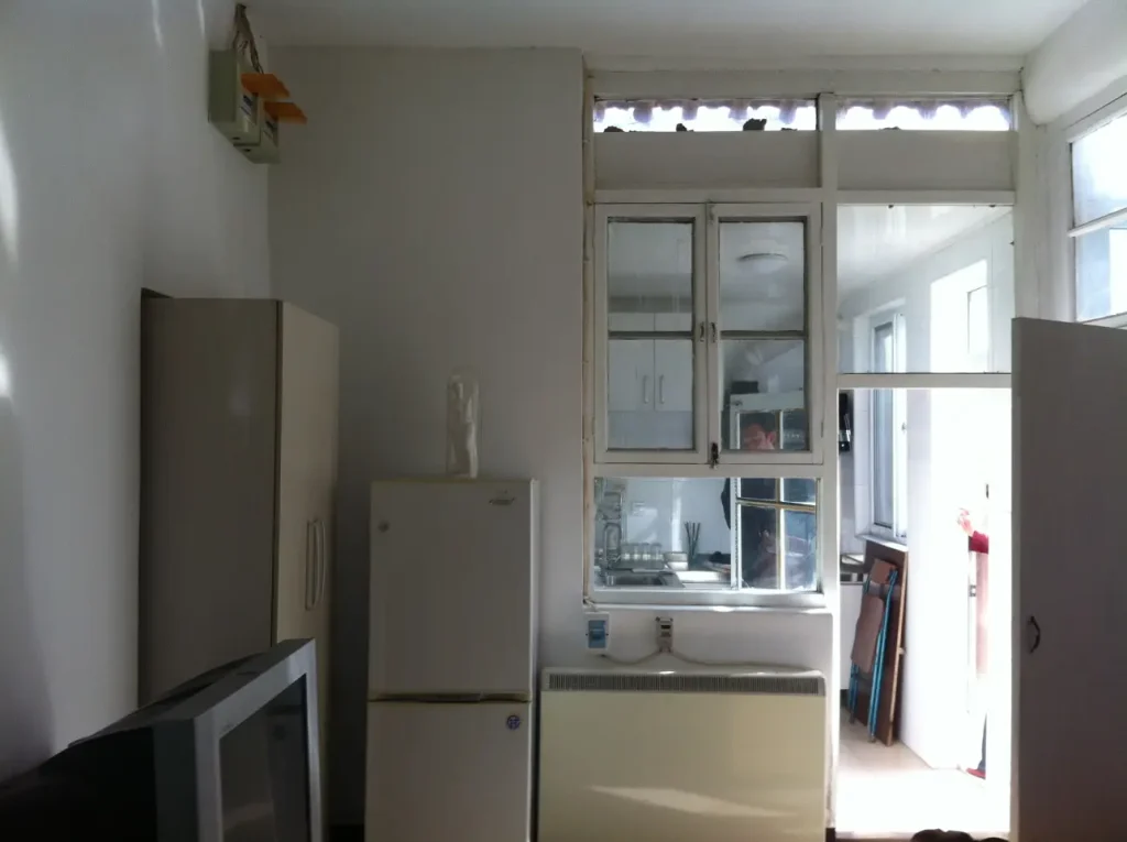 The hutong house upon moving in