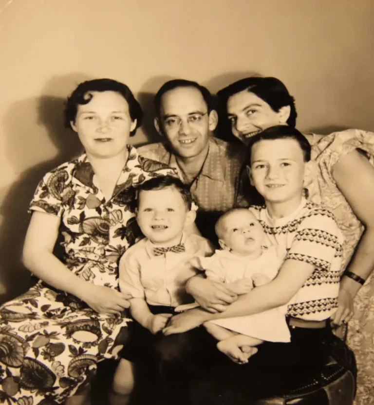 Boston- Spring 1954- Shalama, Abe, Paul, Jeanie, Licci