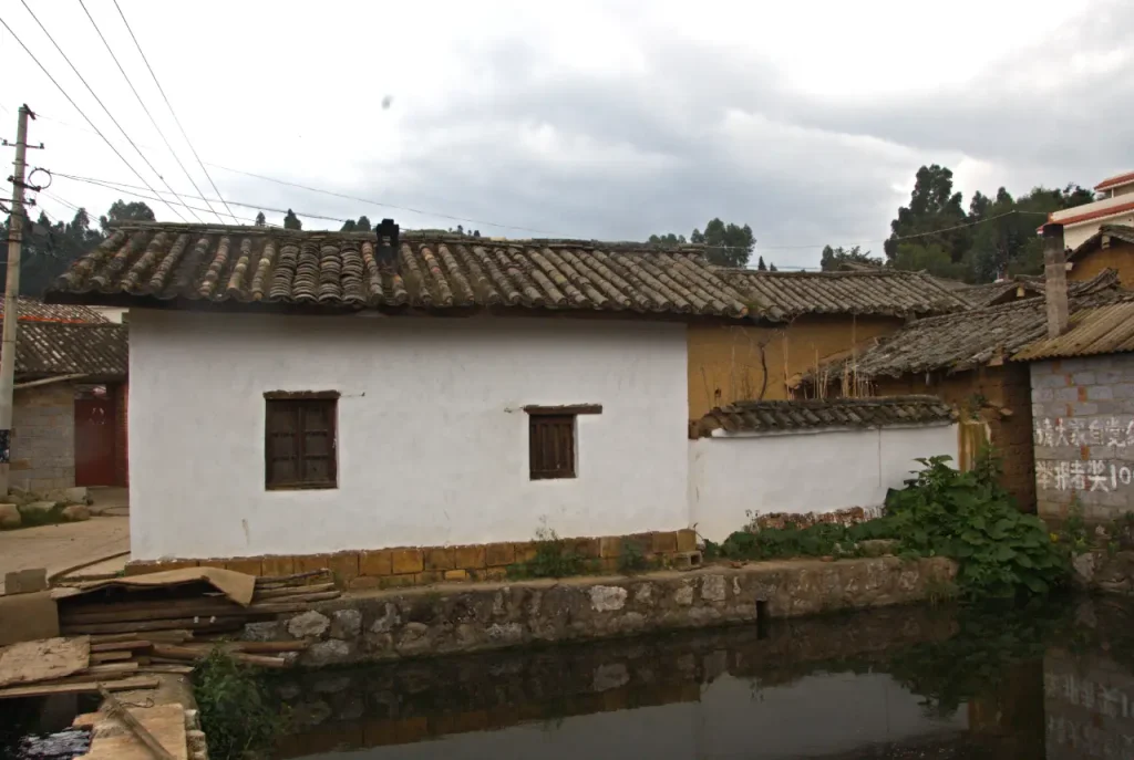 Rural village in China