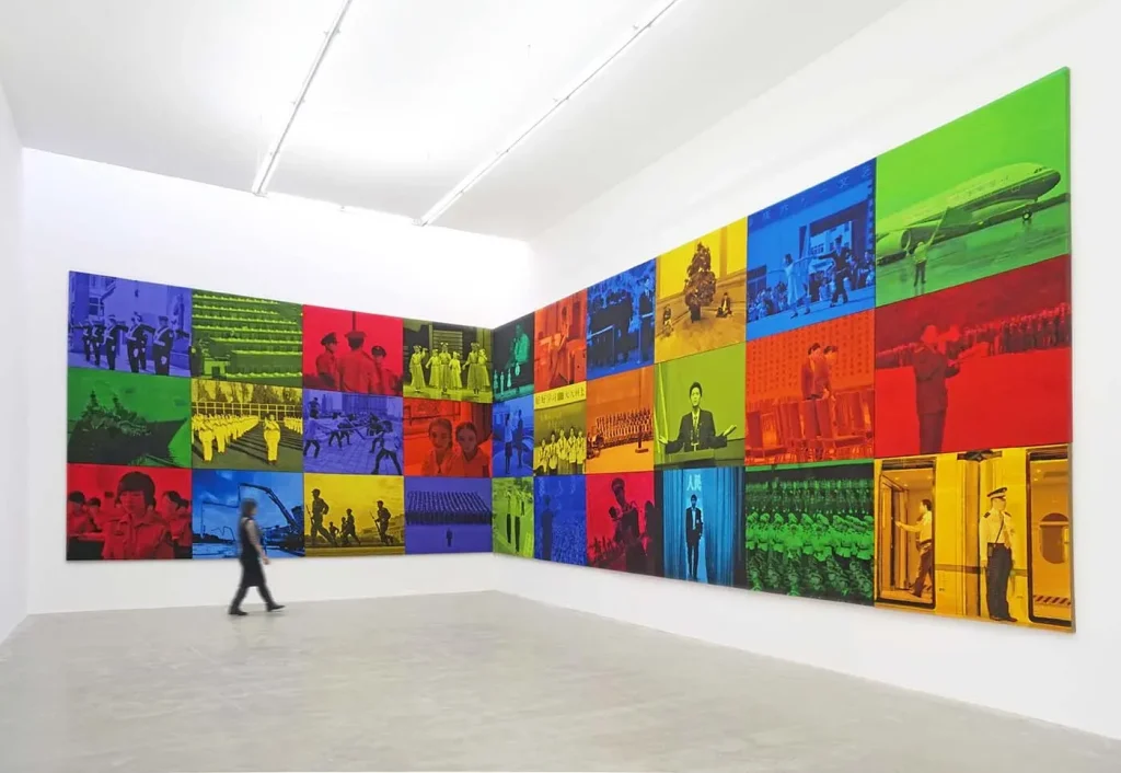 Nobody Knows I was There,Nobody Knows I was not There, Public Memory No.2, 1620 x 405 cm , 2015, de Sarthe Gallery, Beijing © Lin Jingjing