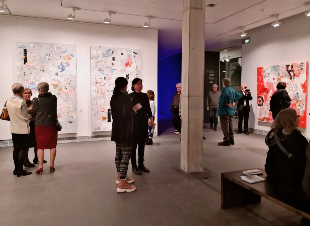 Canal Cheong Jagerroos solo exhibition ‘Extract’ at Rovaniemi Art Museum in Finland (2020). Photo courtesy of Sari Teni and the artist