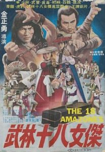 Poster for the movie "The 18 Amazones"