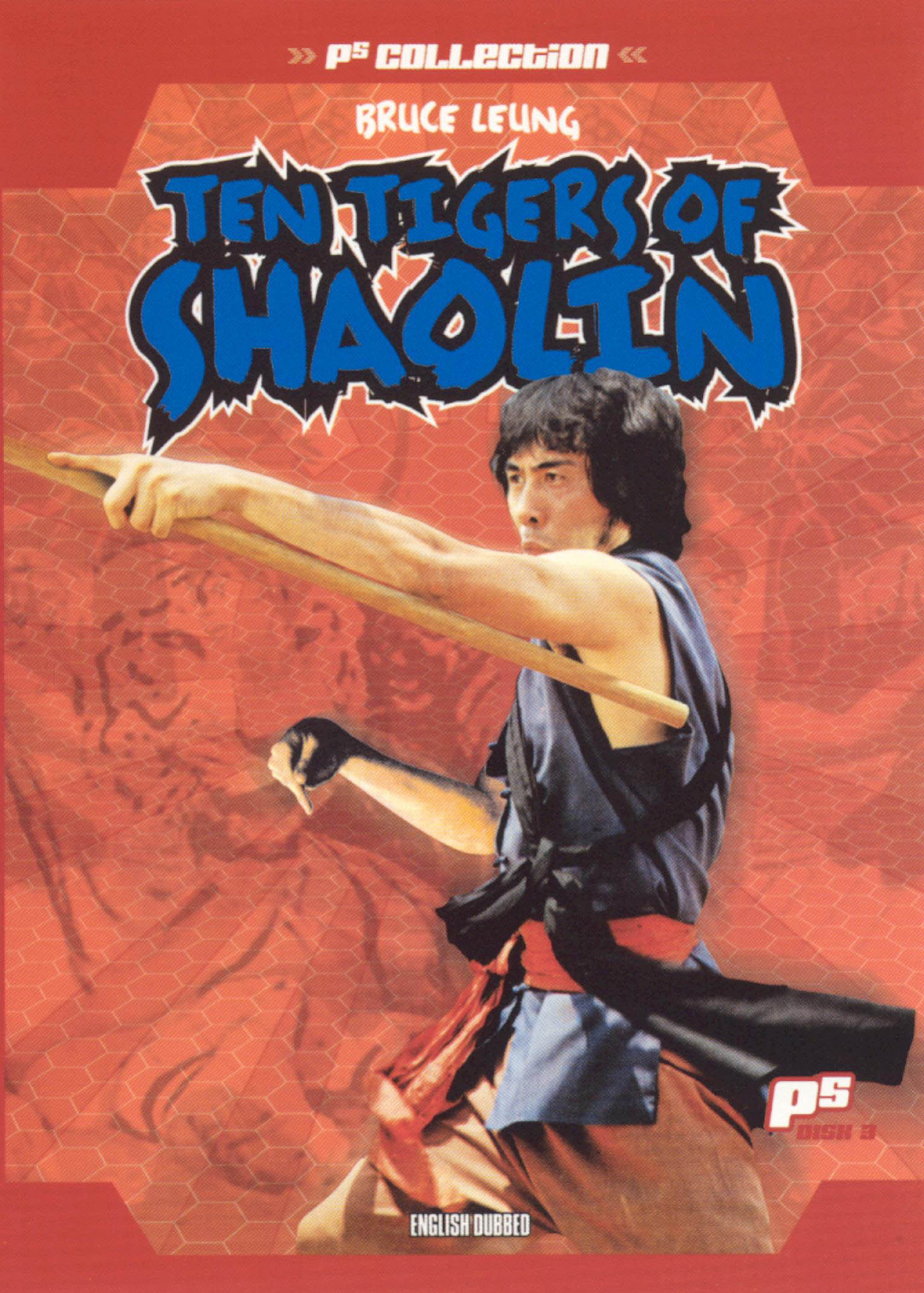 Poster for the movie "Ten Tigers of Shaolin"
