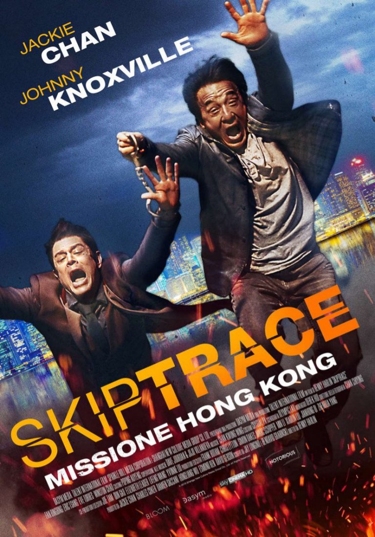 Poster for the movie "Skiptrace"